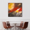 Quadro moderno astratto stampa su tela canvas Fuego H. Romero Saldi