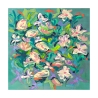 Quadro floreale astratto stampa colorata Waterlily Pond Kelly Parr Offerta