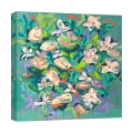 Quadro floreale astratto stampa colorata Waterlily Pond Kelly Parr Promozione