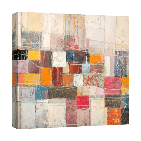 Quadro astratto moderno stampa su tela Giorno di festa Lucas Promozione