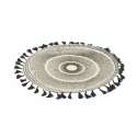 Set 6 tovagliette da tavola decorative design geometrico 38cm Black frange Offerta