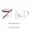 Set lattiera zuccheriera in vetro cucchiaio coperchio 320 ml Victionary Saldi