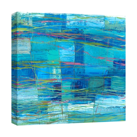 Stampa su tela quadro astratto Monocromo Oceano Lucas Promozione
