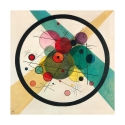 Stampa su tela astratta moderna Circles in a Circle Wassily Kandinsky Offerta