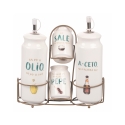 Set portacondimenti da tavola olio aceto sape pepe spezie Le Travisate Promozione