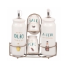Set portacondimenti da tavola olio aceto sape pepe spezie Le Travisate Promozione