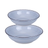 Set 2 insalatiere grande e piccola per tavola cucina in gres 4 Toni Promozione