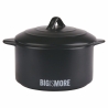 Formaggiera compatta in gres nero con coperchio 320 ml Bigismore Vendita
