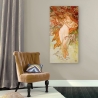 Quadro stampa su tela floreale stile liberty Primavera Alphonse Mucha Vendita