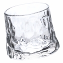 Set 6 bicchieri da liquore basculanti vetro rétro decorato Vintage Offerta