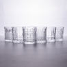 Set 6 bicchieri acqua da tavola vetro trasparente New Vintage Vendita