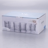 Set 6 bicchieri acqua da tavola vetro trasparente New Vintage Stock