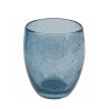 Set 6 bicchieri blu da tavola per acqua in vetro soffiato Acapulco Ocean Stock