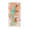 Quadro stampa su tela donna stile liberty Inverno Alphonse Mucha Offerta