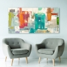 Quadro moderno astratto stampa su tela Paused Events Anne Munson Vendita