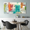 Quadro moderno astratto stampa su tela Paused Events Anne Munson Saldi