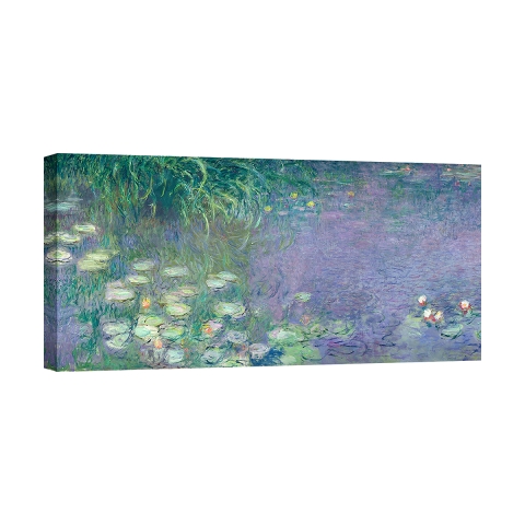 Quadro impressionista stampa su tela Morning (detail I) Claude Monet Promozione