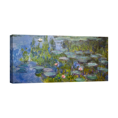 Stampa su tela canvas quadro impressionista Ninfee Claude Monet Promozione