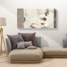 Quadro moderno con fiori stampa su tela Parure (Neutral) Kelly Parr Saldi