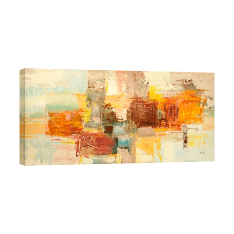 Quadro astratto moderno stampa su tela canvas Luci d'estate Lucas Promozione