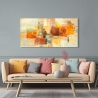 Quadro astratto moderno stampa su tela canvas Luci d'estate Lucas Saldi