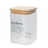 Barattolo per zucchero in vetro con coperchio bambù 10x10x14 Victionary Catalogo