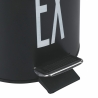 Pattumiera da 3l cucina con pedale secchio estraibile nera Ex Bigismore Offerta