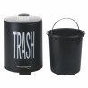 Pattumiera con pedale e secchio estraibile da 3l Trash Bigismore Vendita