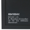 Lavagna da parete in ferro nero con gessetti 40x60cm Victionary Memo Vendita