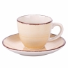 Set 6 tazzine da caffè con piattini design colorato Baita Vendita