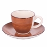 Set 6 tazzine da caffè con piattini design colorato Baita Offerta