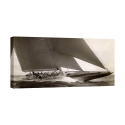Quadro stampa barca a vela vintage J Class Sailboat, 1934 Edwin Levick Promozione