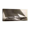 Quadro stampa barca a vela vintage J Class Sailboat, 1934 Edwin Levick Promozione