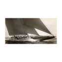 Quadro stampa barca a vela vintage J Class Sailboat, 1934 Edwin Levick Offerta