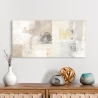 Quadro astratto beige e bianco stampa su tela Natural Ludwig Maun
 Vendita