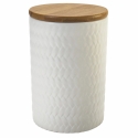 Set 3 barattoli da cucina in ceramica coperchio Shade of Shape Geometrie Saldi