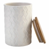 Set 3 barattoli da cucina in ceramica coperchio Shade of Shape Geometrie Sconti