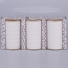 Set 3 barattoli da cucina in ceramica coperchio Shade of Shape Geometrie Catalogo