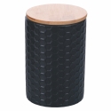 Set 3 barattoli da cucina in ceramica coperchio Shade of Shape Geometrie Misure