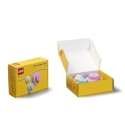 Set 3 ganci appendiabiti tondi colorati da parete L-M-S LEGO Wall Hanger Stock