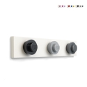 Appendiabiti da muro 3 ganci tondi colorati LEGO Wall Hanger Rack Saldi