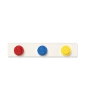 Appendiabiti da muro 3 ganci tondi colorati LEGO Wall Hanger Rack Offerta