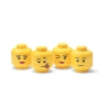 Contenitori impilabili a forma di testa LEGO Storage Head Mini Set 4 Vendita