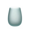 Set bicchieri in vetro azzurro effetto ghiaccio 600ml Happy Hour Ocean Scelta