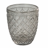 Set 6 bicchieri acqua in vetro colorato trasparente grigio Castle Stone Offerta