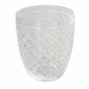 Set 6 bicchieri acqua in vetro colorato trasparente grigio Castle Stone Sconti