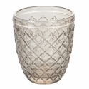 Set 6 bicchieri acqua in vetro colorato trasparente grigio Castle Stone Stock