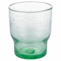 Set 6 bicchieri acqua artigianali in vetro colorato verde Unico Greenery Saldi