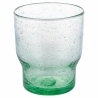 Set 6 bicchieri acqua artigianali in vetro colorato verde Unico Greenery Saldi