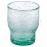 Set 6 bicchieri acqua artigianali in vetro colorato verde Unico Greenery Sconti